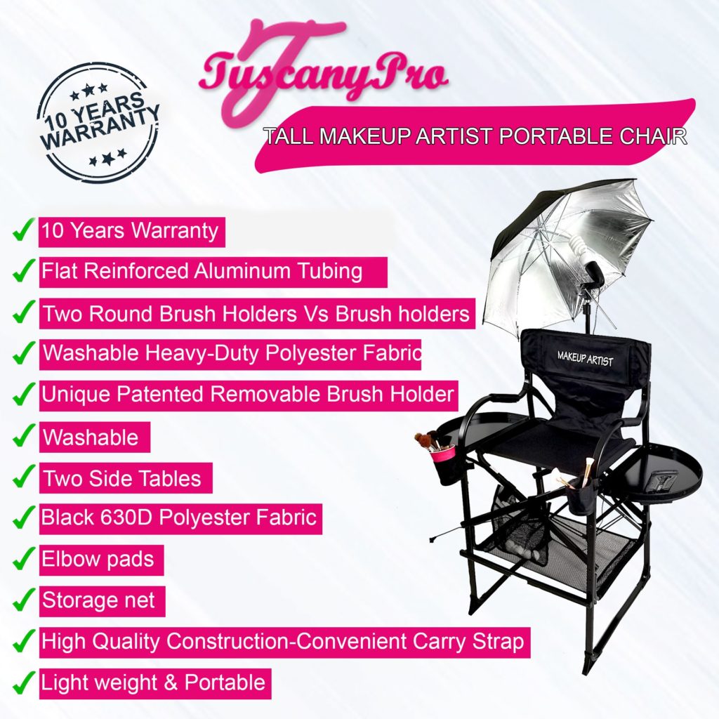 TuscanyPro Offering Makeup Artist Chairs and Other Equipment for Sale
