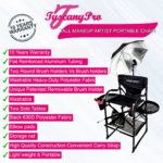 AS SEEN ON TV THE ORIGINAL TUSCANY PRO TALL MAKEUP ARTIST PORTABLE CHAIR W LIGHT SYSTEM -29″ SEAT HEIGHT