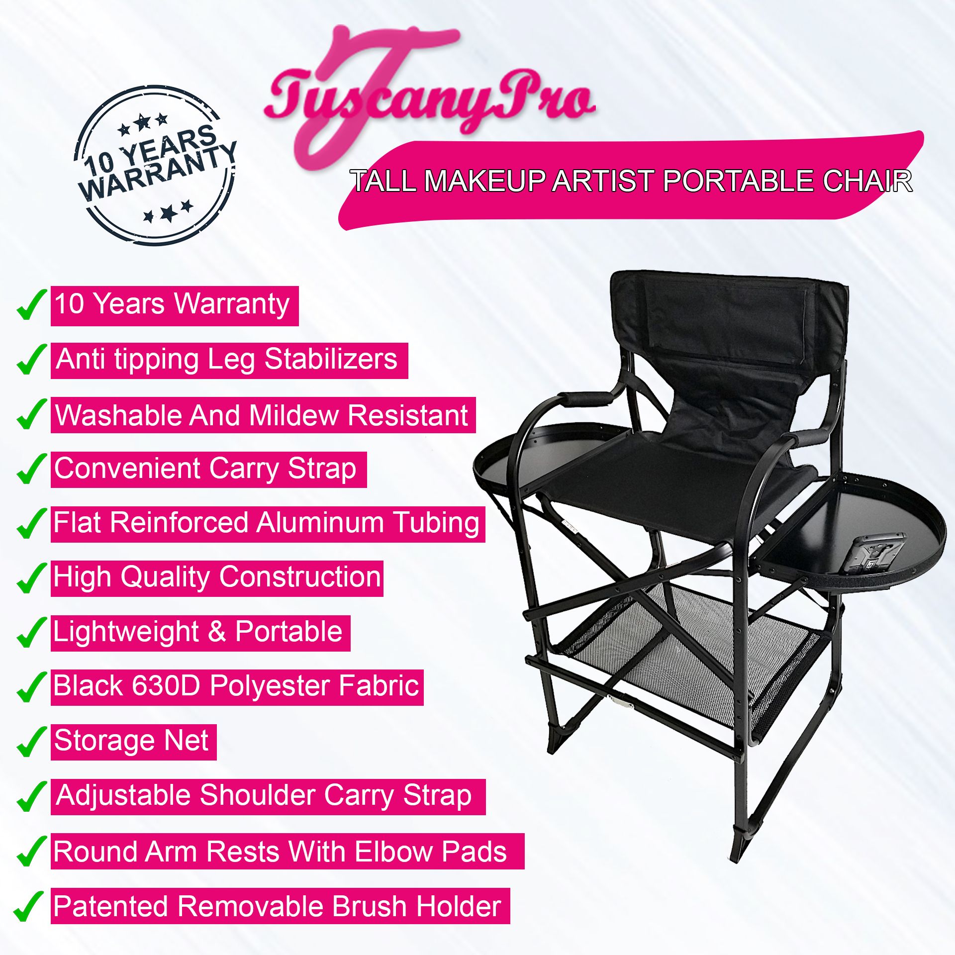 makeup artist chair portable