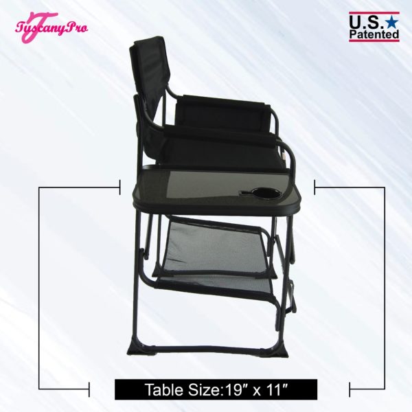 TUSCANYPRO “BIG DADDY” OVERSIZED HEAVY DUTY TALL MAKEUP CHAIR (29″ SEAT HEIGHT)-BIGGER, WIDER…. 350 LBS. MAX WEIGHT CAPACITY-3