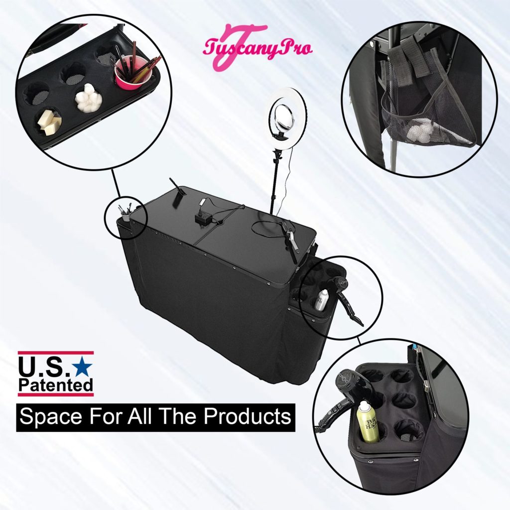 TuscanyPro Portable Lightweight Beauty Station Tuscany Pro