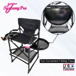 NEW” 2019 TUSCANYPRO MID SIZE HAIRSTYLIST MAKEUP CHAIR W POWER STRIP – 25″ SEAT HEIGHT-6