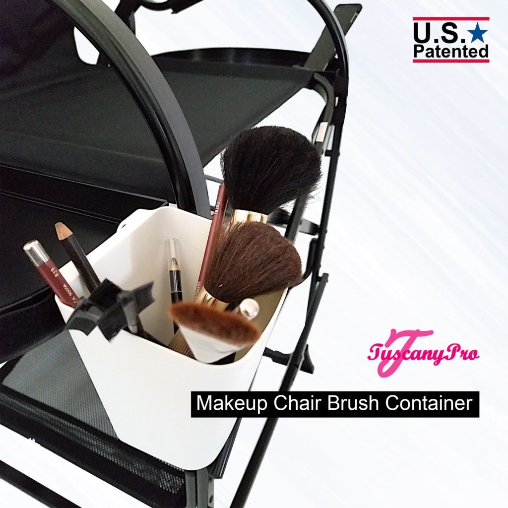 TuscanyPro Makeup Chair Brush Container Tuscany Pro