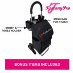 TuscanyPro Eyelashes Cart with Staircase Climber Wheels – Unique Folding Trolley Dolly & Eyelashes Artist Bag – US Patented – 10 Years Warranty – 7