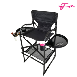 TuscanyPro Classic Makeup And Hair Chair – Power Strip Package