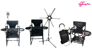 portable makeup artist chair
