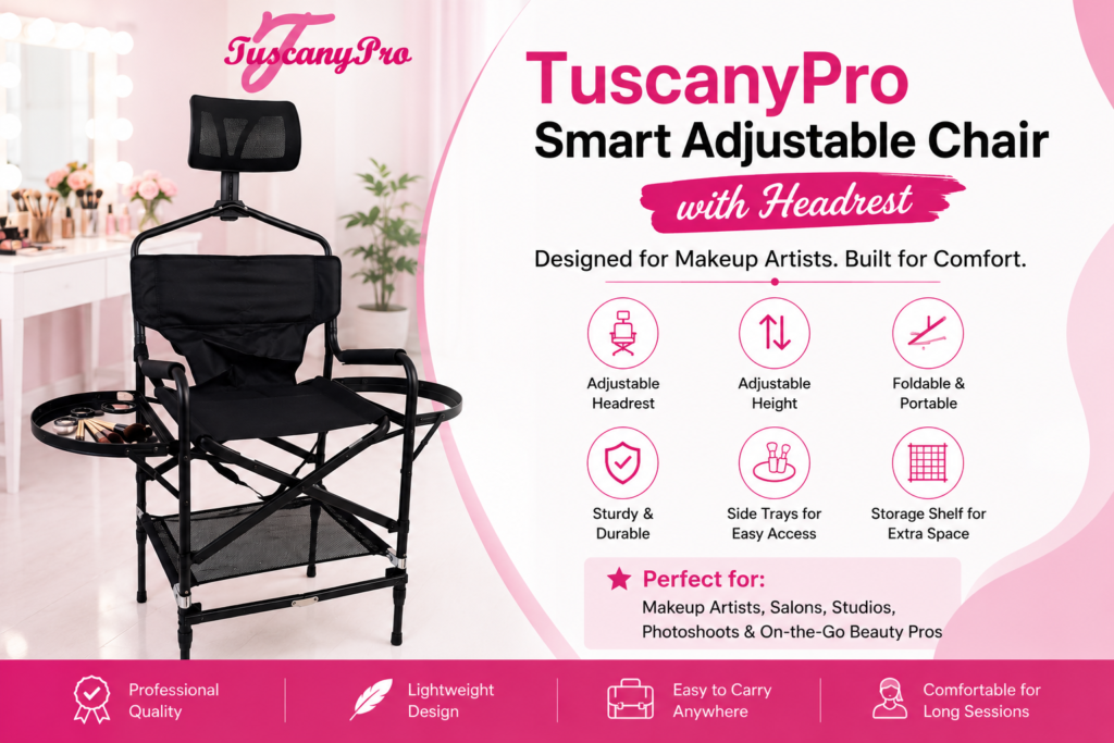 TuscanyPro Makeup Artist Chair