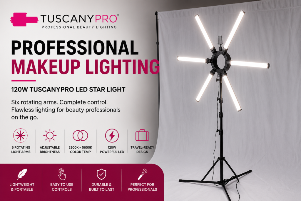 Professional makeup lighting