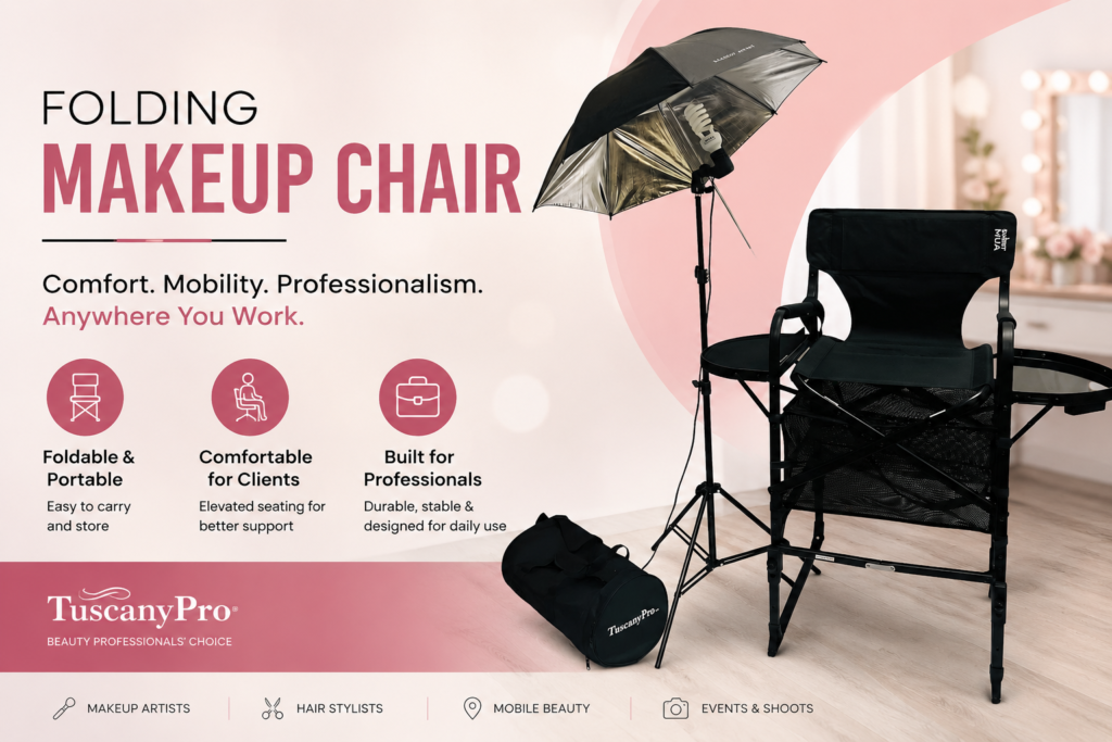 folding makeup chair